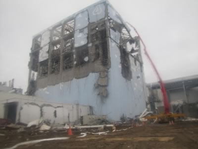 Les pompes Putzmeister au secours de Fukushima