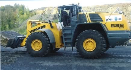 Première Liebherr L586 en Belgique