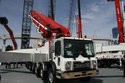 Conexpo-Con/Agg 2011 : record de bétonnage à 72 m chez Sany