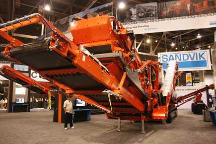 Conexpo-Con/Agg 2011 : Sandvik propose un concasseur mobile à circuit fermé