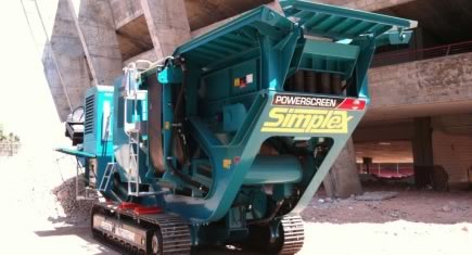 Powerscreen fournit des concasseurs mobiles pour la construction des stades de football brésiliens