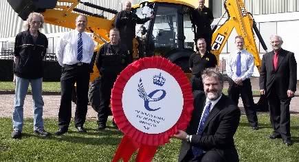 JCB récompensé d’un Queen’s Awards