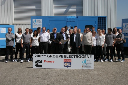 Cummins France livre son 200ème groupe électrogène à DSL