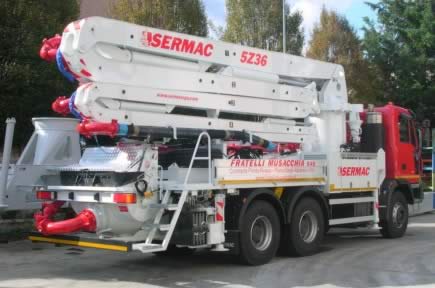 Sermac : une pompe à béton au Zénith