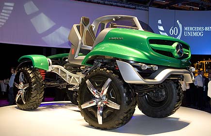 Un « concept truck » pour les 60 ans de l’Unimog Mercedes