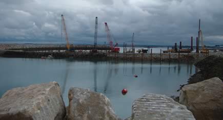 Port de Roscoff : un chantier multi-techniques