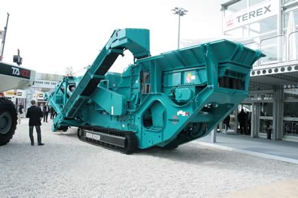 Powerscreen Pegson XR400S et le XH320SR : primaire et secondaire 