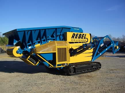 Concasseur à mâchoires Rebel : mâchoires et percussion 