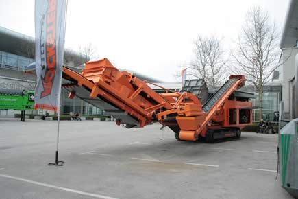 Concasseur à percussion R1100 Rockster : système Duplex 