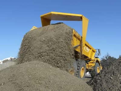 Fliegl ASW Stone Dumper : benne à fond poussant pour tombereaux 