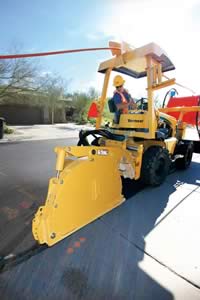 Vermeer RTX550 : micro tranchage 