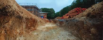 Puits canadien à Saint Maurice