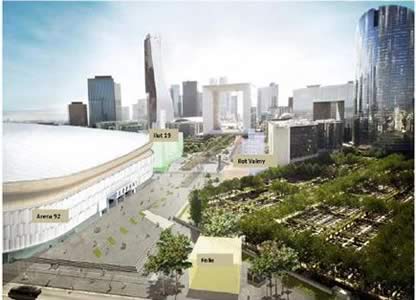 Lancement des opérations sur les Jardins de l’Arche à Nanterre