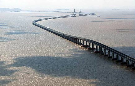 Qingdao Haiwan Bridge : le plus long pont du monde inauguré