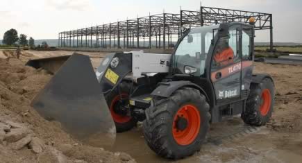 Bobcat présente ses nouveaux télescopiques à Pontchâteau (44)
