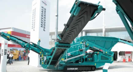 Van Der Spek distribue Powerscreen en Belgique
