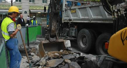 Réaménagement de voirie dans le 18ème