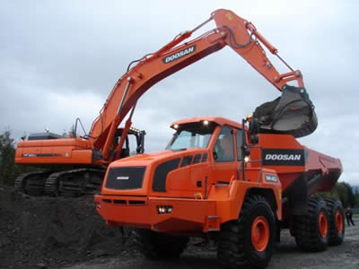 Sortie des nouveaux articulés Doosan