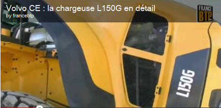 Volvo CE : la chargeuse L150G en détail