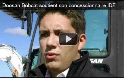 B&TP : Doosan Bobcat soutient son concessionnaire IDF