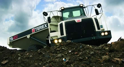 Terex sort les tombereaux série 9