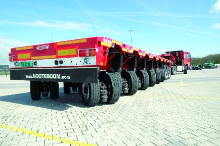 La remorque MCO-PX surbaissée de Nooteboom