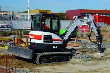 Pelles sur chenilles Bobcat : les  rayons courts arrivent en force