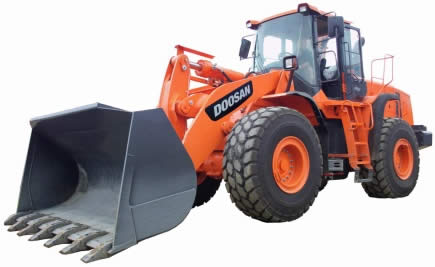 Nouvelle chargeuse sur pneus Doosan DL450-3