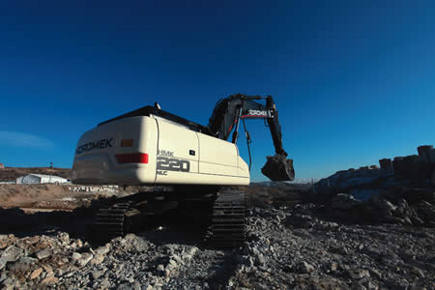 Maxi-pelles Hidromek : nouvelle couleur pour une nouvelle technologie