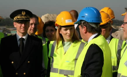 Inauguration des nouveaux équipements de la step Seine-Aval à Achères
