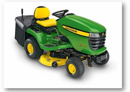 Nouvelle tondeuse autoportée John Deere X305R 