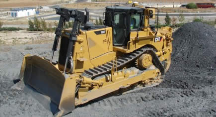 Le D8T Caterpillar arrive en Europe