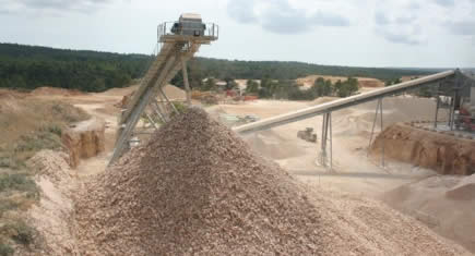 Granulats: tassement du rythme après le rebond du 1er semestre 2011