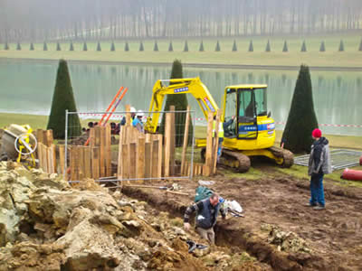 La fonte pour le jet de Marly