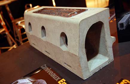 Batimat 2011 : Caniveau PET pour Gridiron