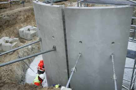 Durand Béton fournit des segments préfabriqués pour bassins
