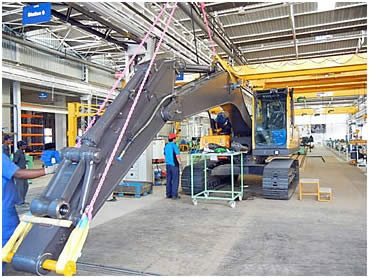 L’usine Volvo CE de Bangalore en Inde va aussi produire des pelles