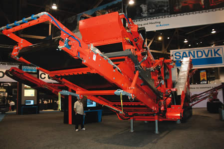 Concasseurs mobiles Sandvick Mining 