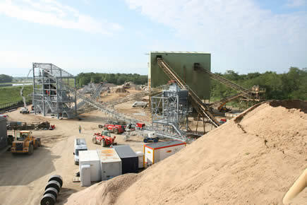 Sablière Sandvik Cemex : rénovation totale à Sandillon