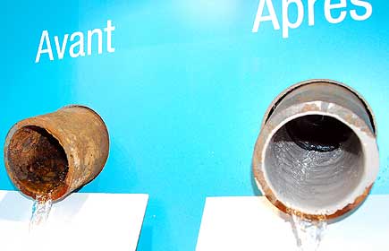 3M réhabilite les tuyaux fonte