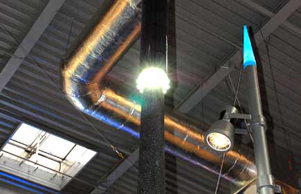 Le soleil Azuly dans la nuit