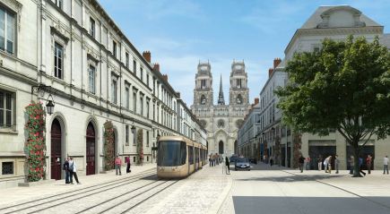 Le Tramway d'Orléans se profile