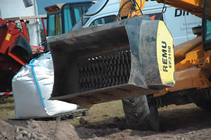 B&TP : godets cribleurs Remu 