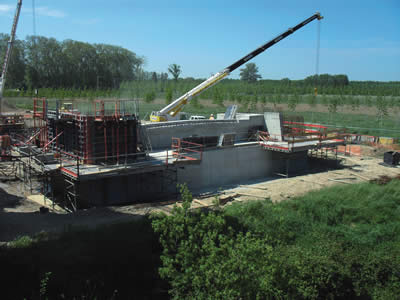 Reconstruction du pont haubané de Verdun-sur-Garonne