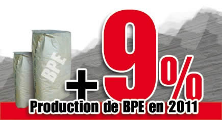 La production de BPE en hausse de 9 % en 2011