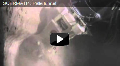 Soerma TP adapte une fraise orientable pour pelle tunnel