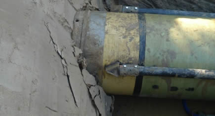 Pousse tubes Apollo Tracto Technik pour gazoduc