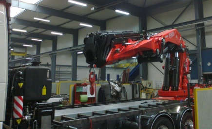 Miltra vend la plus grosse grue Fassi, la F1950 de 195 t/m à Nantes