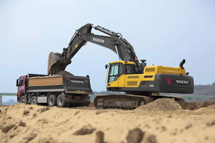 Pelles sur chenilles Volvo EC versions D
