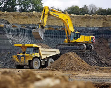 Pelles de production PC Komatsu 